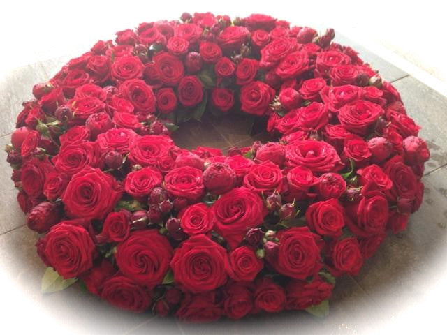 Round decorated rosary