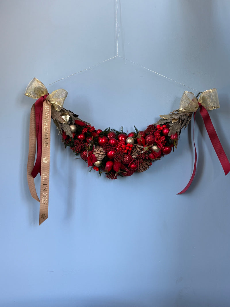 Håndbundet guirlande