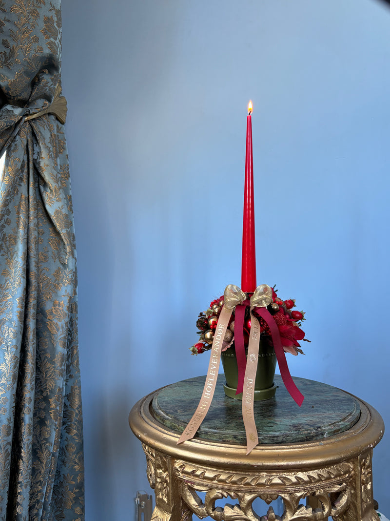 Lysdekoration med 1 lys