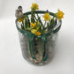 Easter planting in tall glass