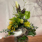 Variety bouquet with bird's nest